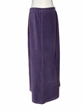 Vintage Y2K Purple Corduroy Maxi Skirt Whimsigoth fairy Retro
